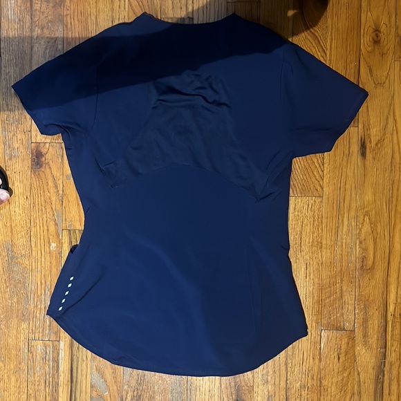 Navy Blue Scrub Top - Picture 3 of 4